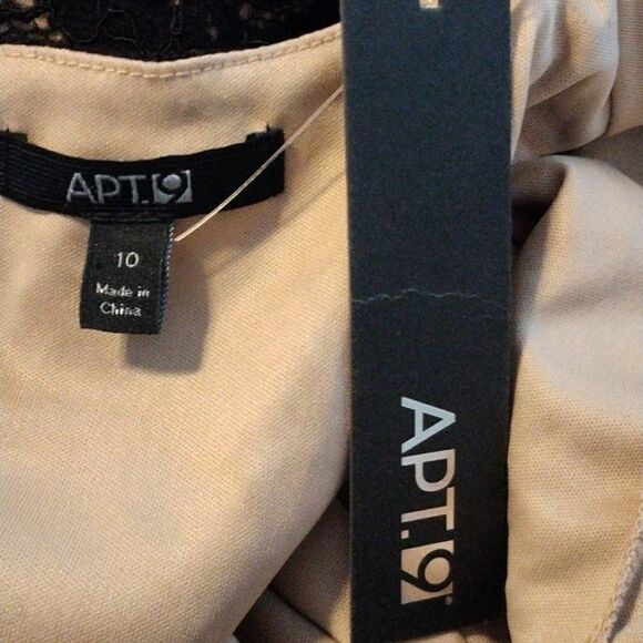 NWT Apt. 9 Black Lace Dress - Picture 7 of 10